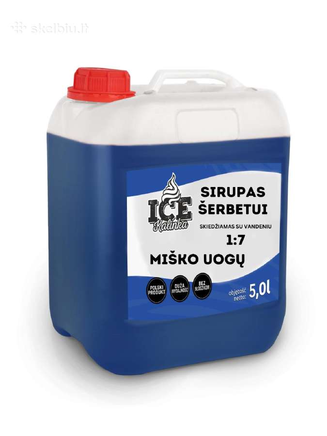 Sirupai Šerbetui 5l - 20 skirtingų skonių! - nuotraukos Nr. 2