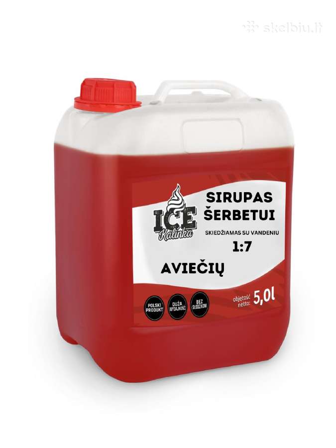 Sirupai Šerbetui 5l - 20 skirtingų skonių! - nuotraukos Nr. 12