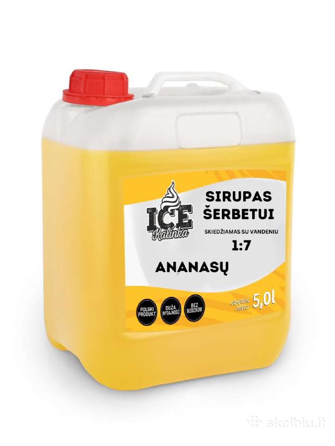 Sirupai Šerbetui 5l - 20 skirtingų skonių! - nuotraukos Nr. 14