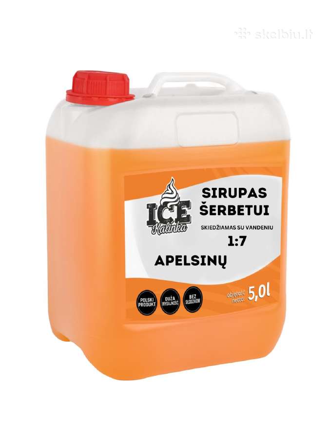Sirupai Šerbetui 5l - 20 skirtingų skonių! - nuotraukos Nr. 15