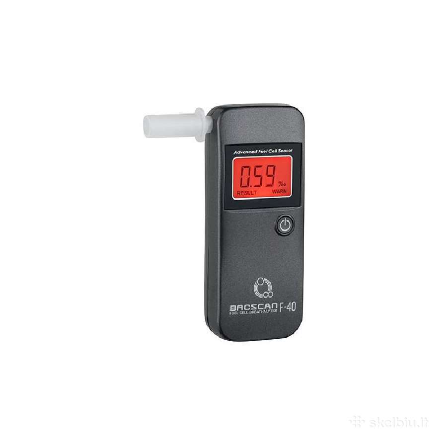 Bacscan F-40 alkotesteris 0-4% pilkos spalvos - nuotraukos Nr. 4