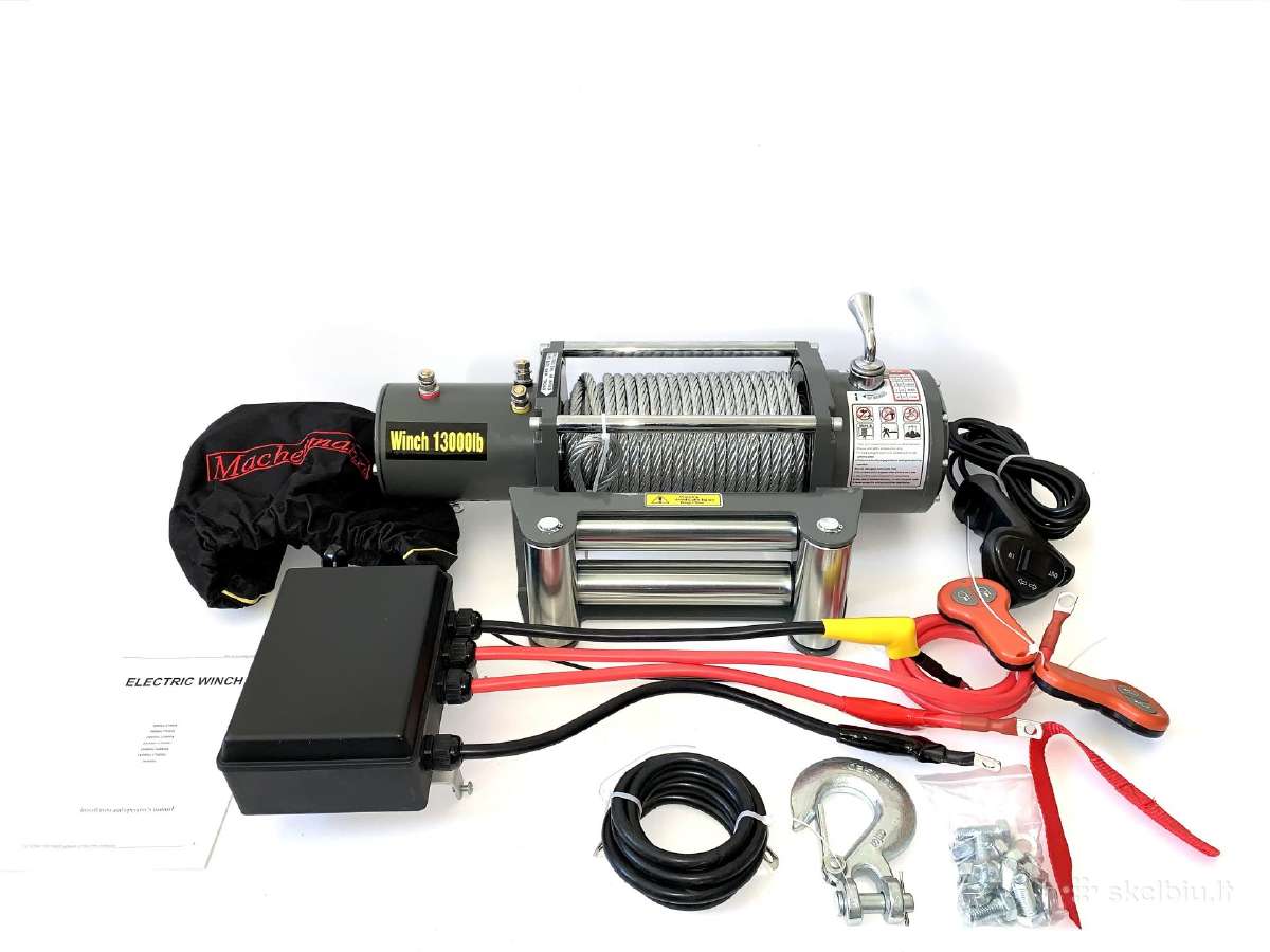 Elektrines gerves Machermann 4000-17000lbs 12-24v - nuotraukos Nr. 3
