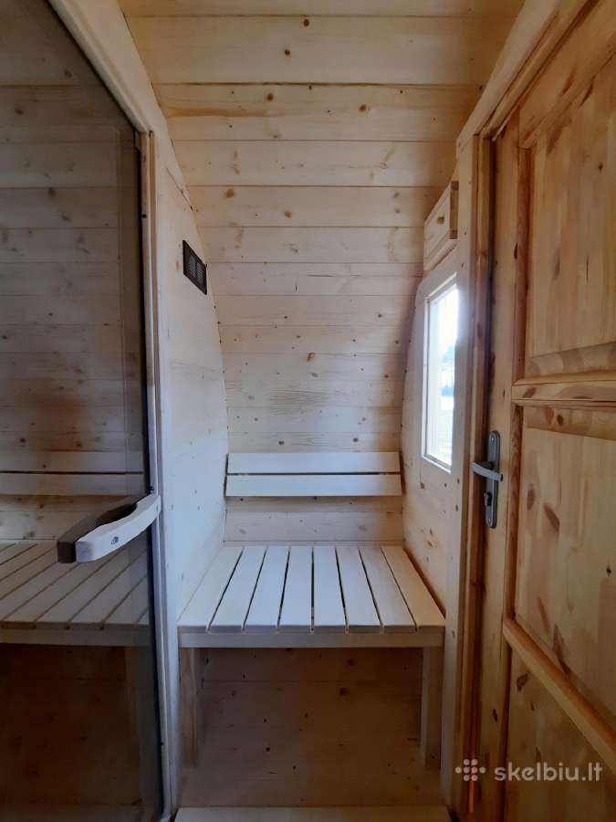 Pirtis bačka, apvali pirtis, lauko mobilio pirtys - nuotraukos Nr. 10