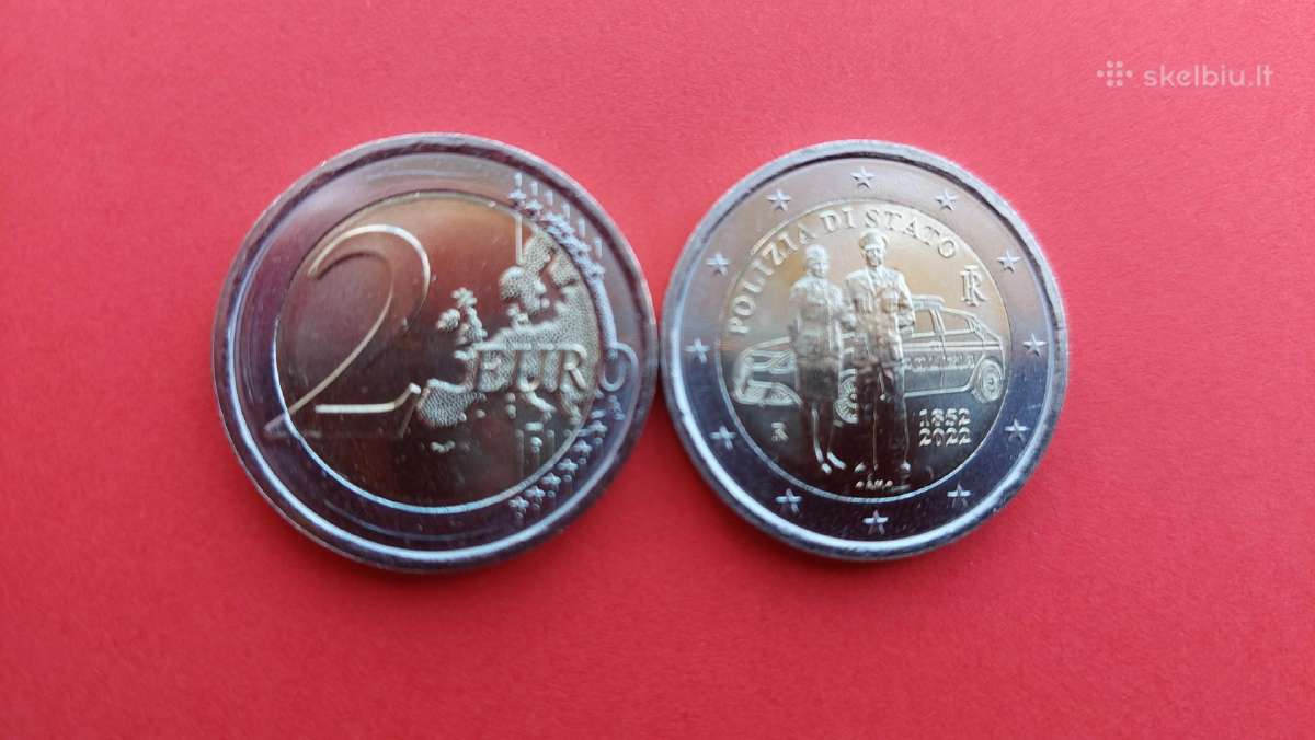 Italija 2022m.2€"policija"unc