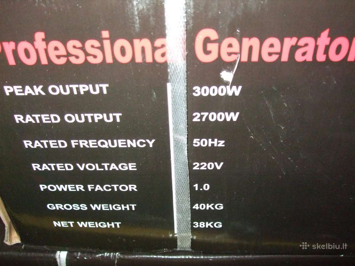 Akcija! New Elektros Generatoriai 230/400/12 V - nuotraukos Nr. 16