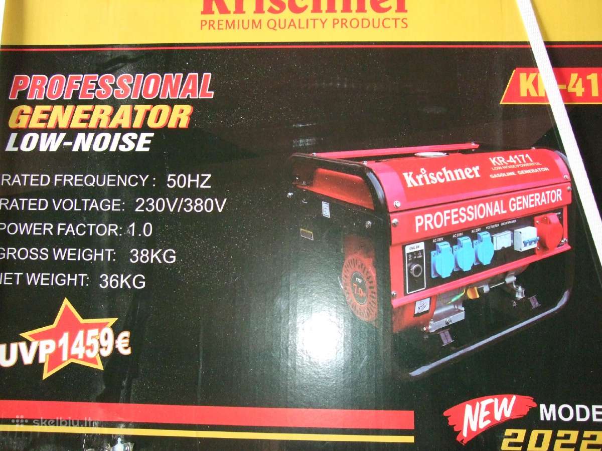 Akcija! New Elektros Generatoriai 230/400/12 V - nuotraukos Nr. 15