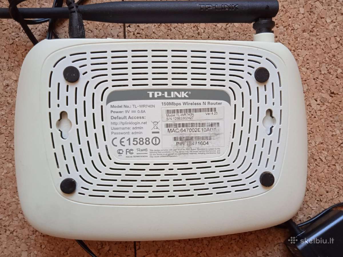 Routeris Tp-link Wr740n - nuotraukos Nr. 2