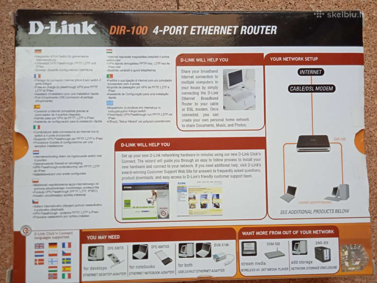Routeris D-link Dir-100 - nuotraukos Nr. 2