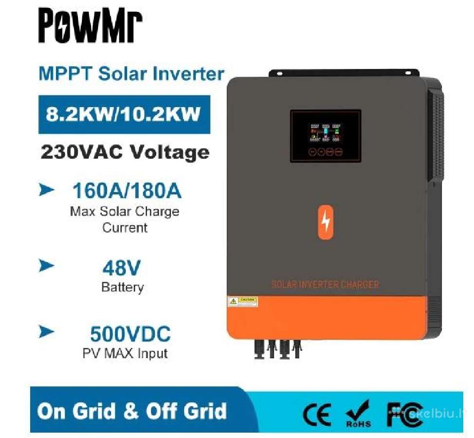 Inverteris hibridinis Pow 6.2kw 290euru - nuotraukos Nr. 5