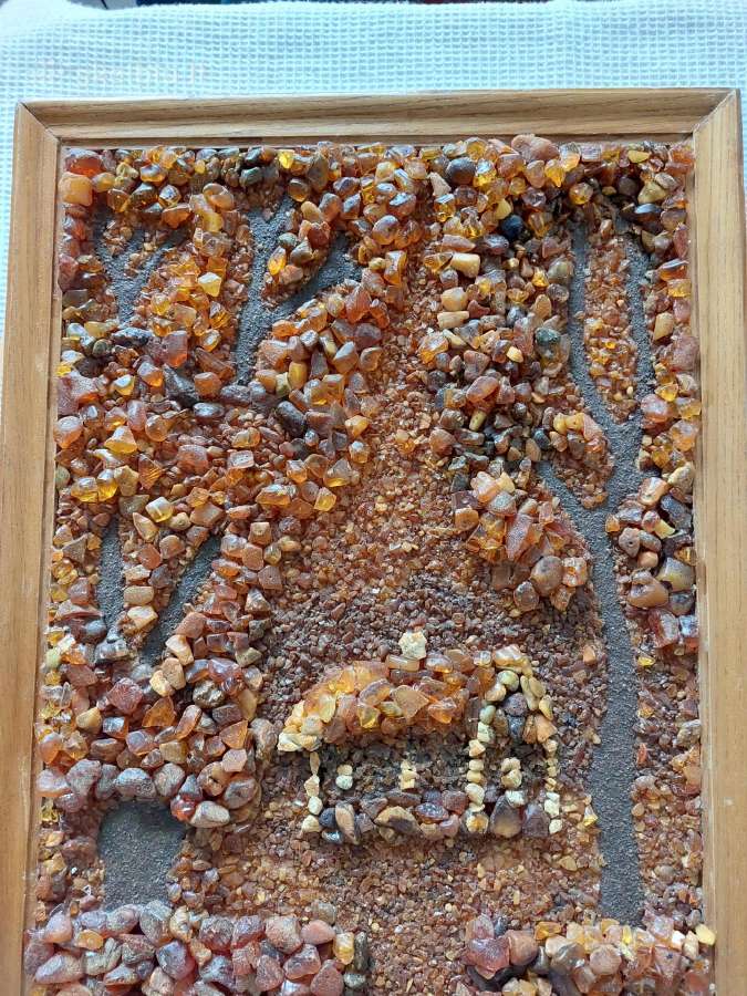 Kolekcinis paveikslas iš gintaro .Amber Art . - nuotraukos Nr. 3