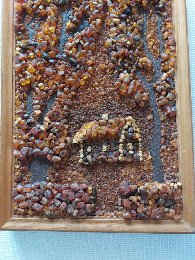 Kolekcinis paveikslas iš gintaro .Amber Art . - nuotraukos Nr. 4