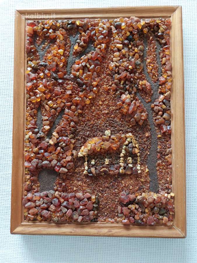 Kolekcinis paveikslas iš gintaro .Amber Art . - nuotraukos Nr. 7