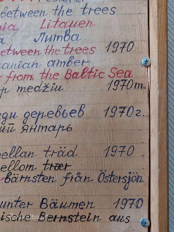 Kolekcinis paveikslas iš gintaro .Amber Art . - nuotraukos Nr. 9