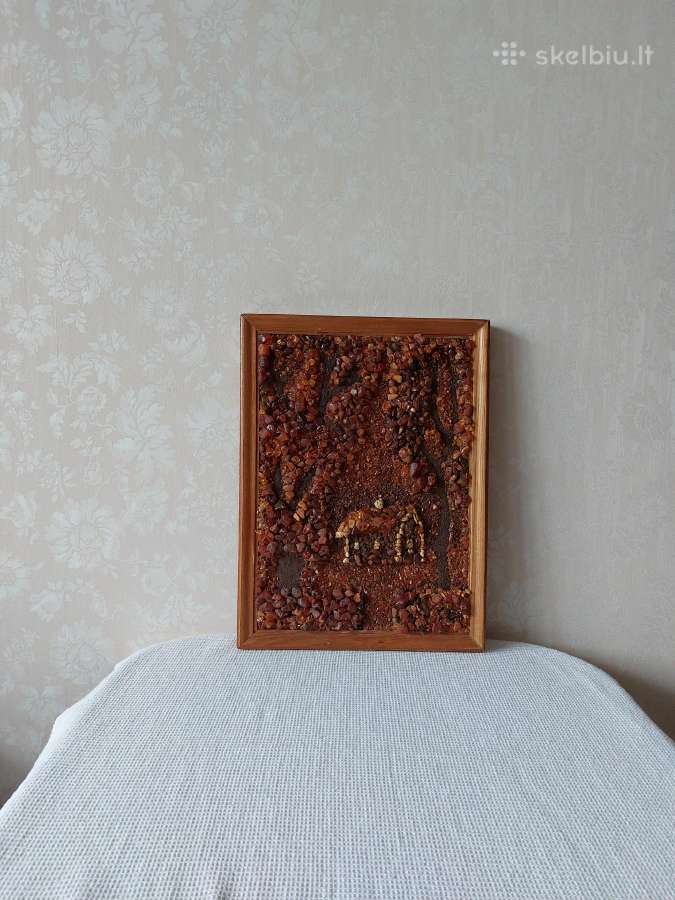 Kolekcinis paveikslas iš gintaro .Amber Art . - nuotraukos Nr. 14