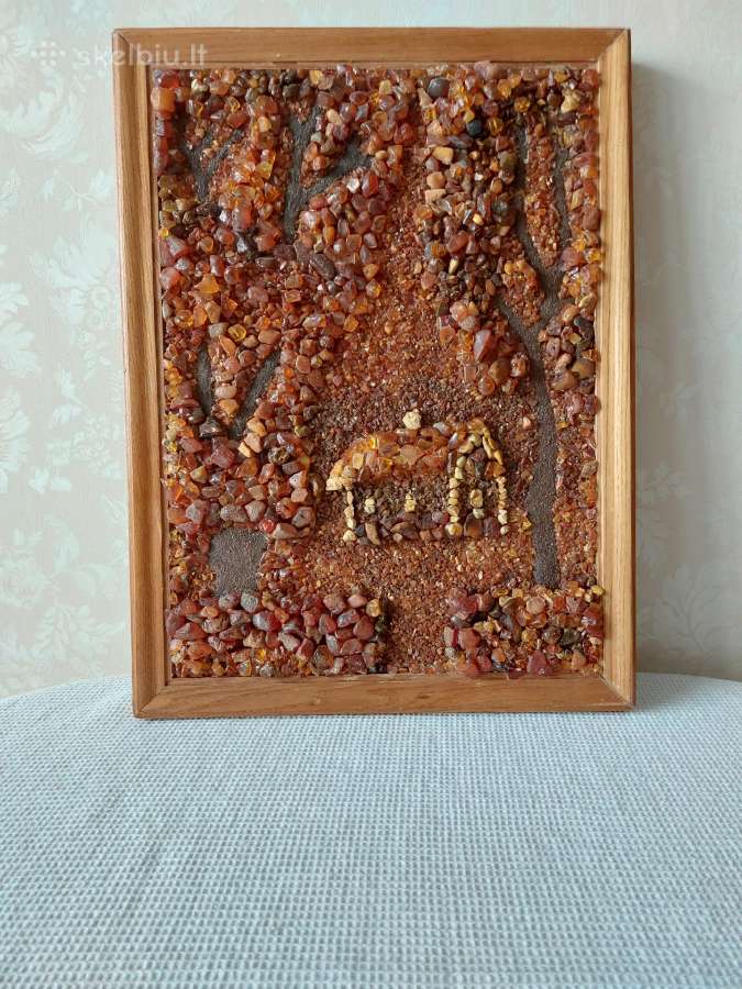 Kolekcinis paveikslas iš gintaro .Amber Art . - nuotraukos Nr. 15