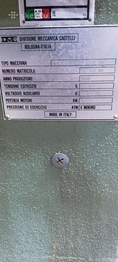 Plačiajuostės šlifavimo staklės Dmc Symbol 110 - nuotraukos Nr. 6