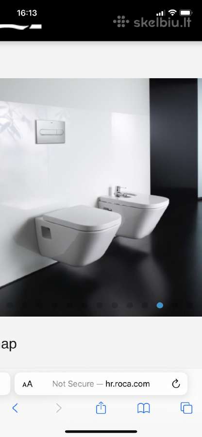 WC ir bidė Roca 345eur