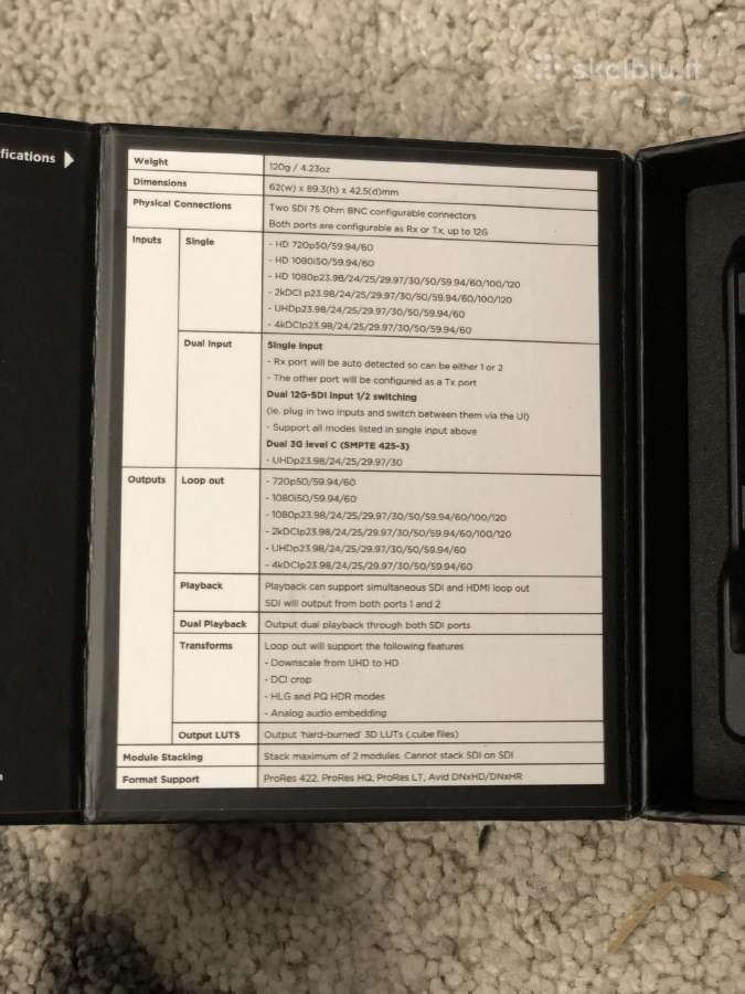 Atomx Sdi modulis skirtas Atomos Ninja V/v+ - nuotraukos Nr. 4