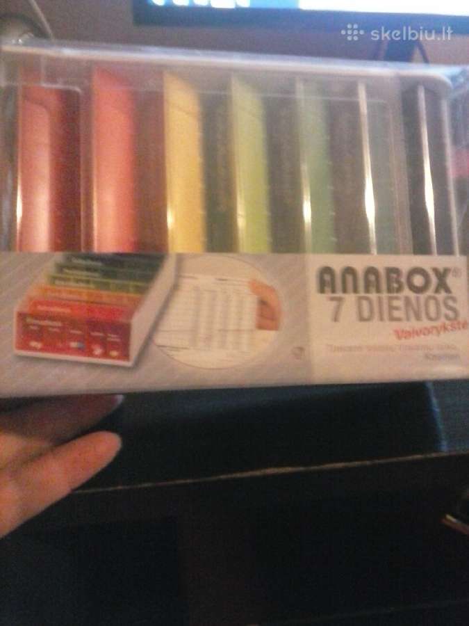 Savaitinis dezuciu vaistams rikinys Anabox