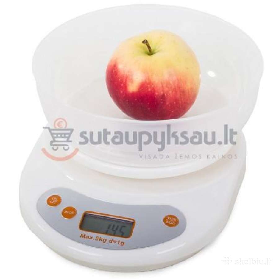 Elektroninės virtuvinės svarstyklės 5kg (8 rūšys) - nuotraukos Nr. 2