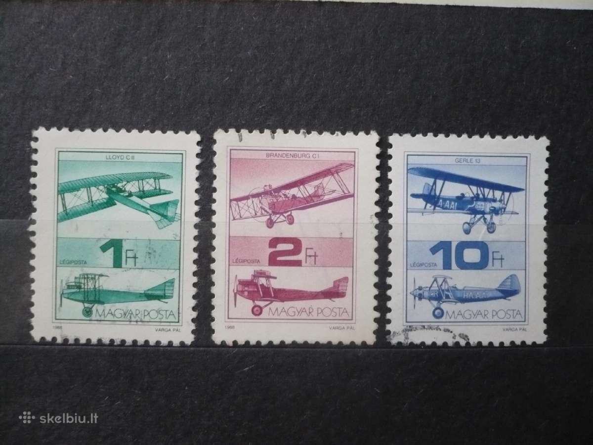 1988 m. aviapaštas – istoriniai lėktuvai