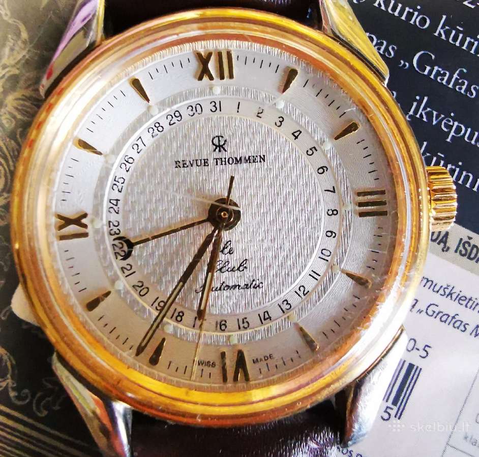 Revue thommen le club automatic laikrodis - nuotraukos Nr. 2