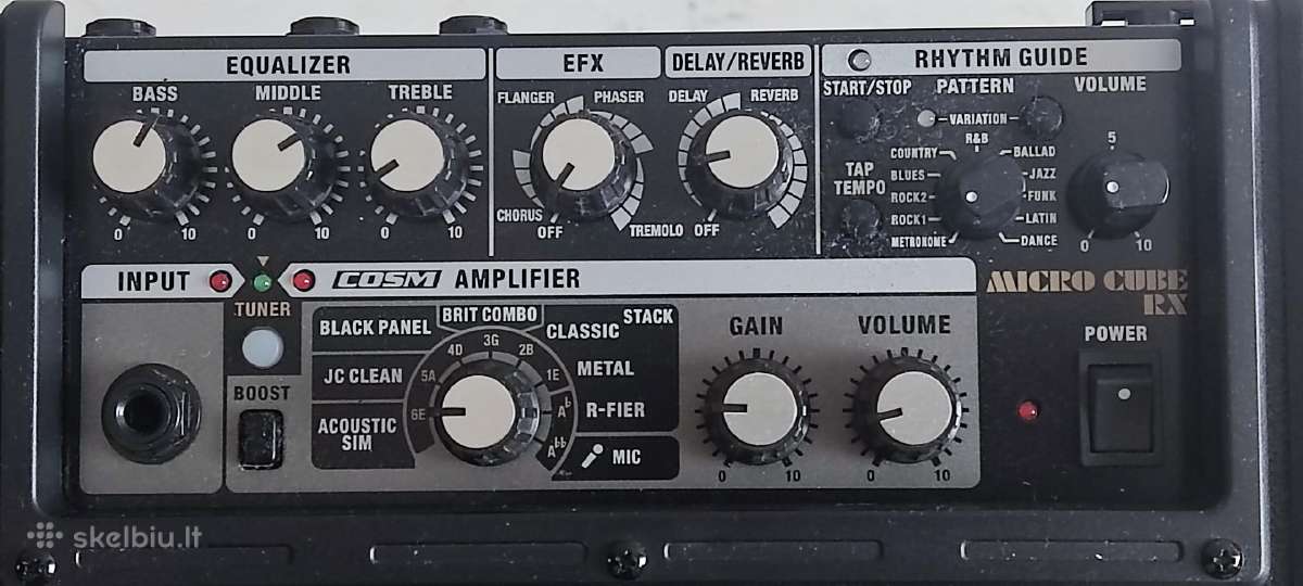 Elektrinės gitaros stiprintuvas Roland - nuotraukos Nr. 4