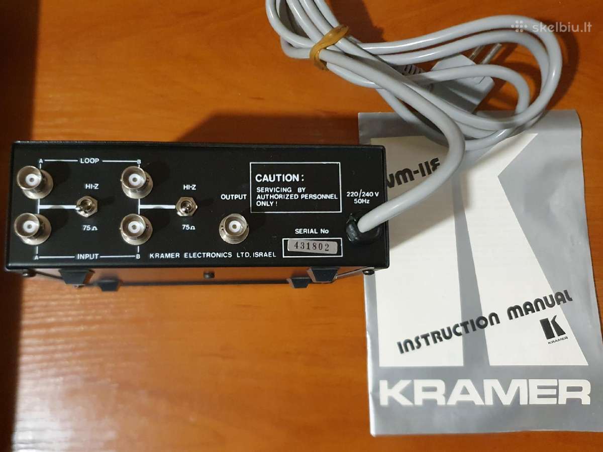 Kramer Video splitter - nuotraukos Nr. 2