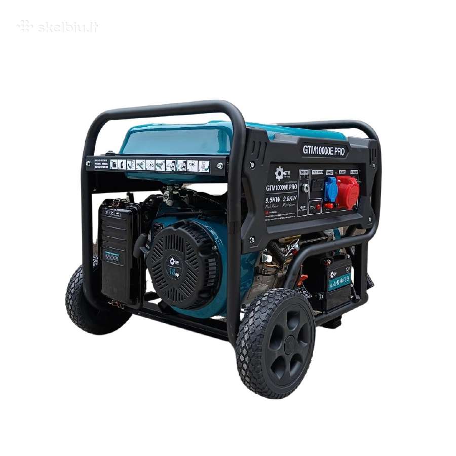 Gtm benzininis generatorius 9.5 kw trifazis Akcija - nuotraukos Nr. 2
