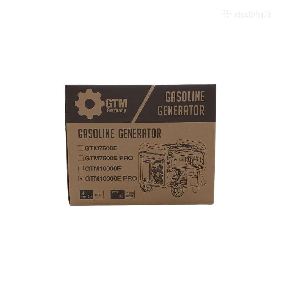 Gtm benzininis generatorius 9.5 kw trifazis Akcija - nuotraukos Nr. 8