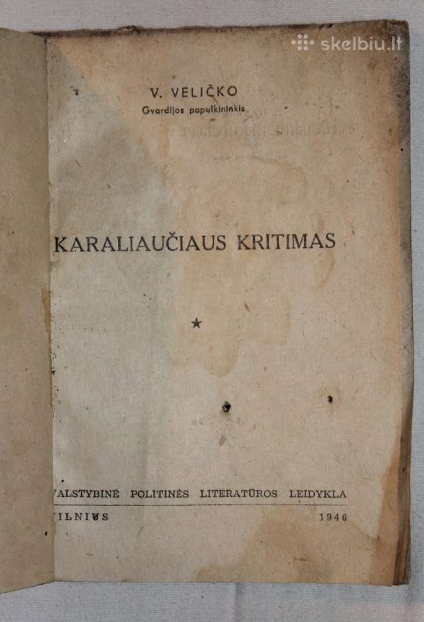 Karaliaučiaus kritimas V. Veličko 1946 m. - nuotraukos Nr. 2