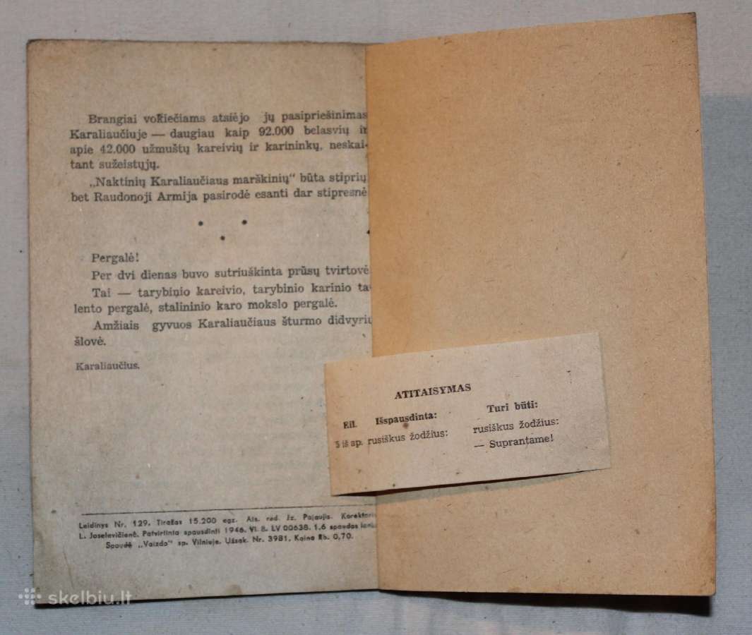 Karaliaučiaus kritimas V. Veličko 1946 m. - nuotraukos Nr. 4