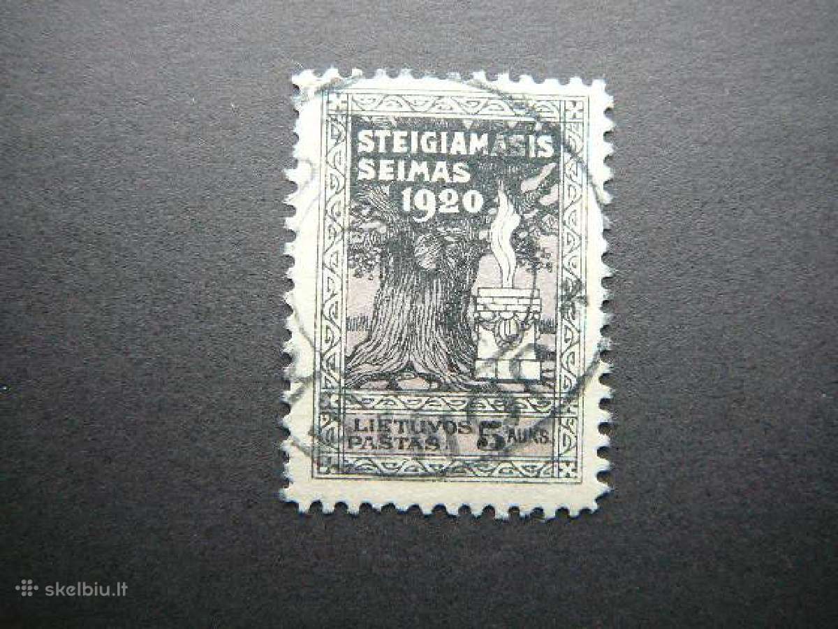 Lietuva 1920 Seimas lit86a
