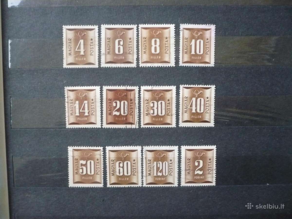 1951 m. pašto mokesčiai