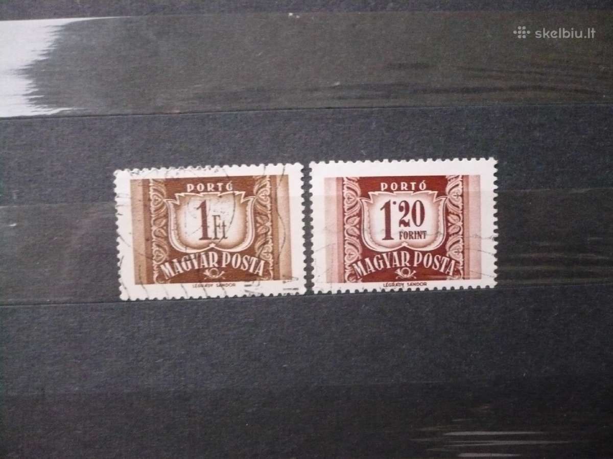 1958 m. pašto mokesčiai