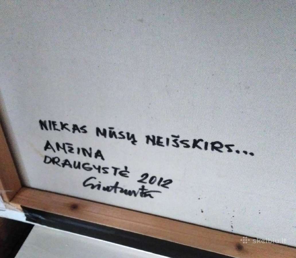 Paveikslas Amzina Draugyste - nuotraukos Nr. 2