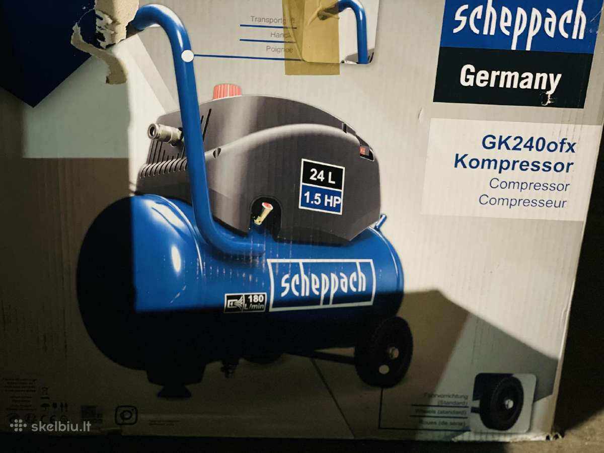Kompresorius Gk240ofx, Scheppach