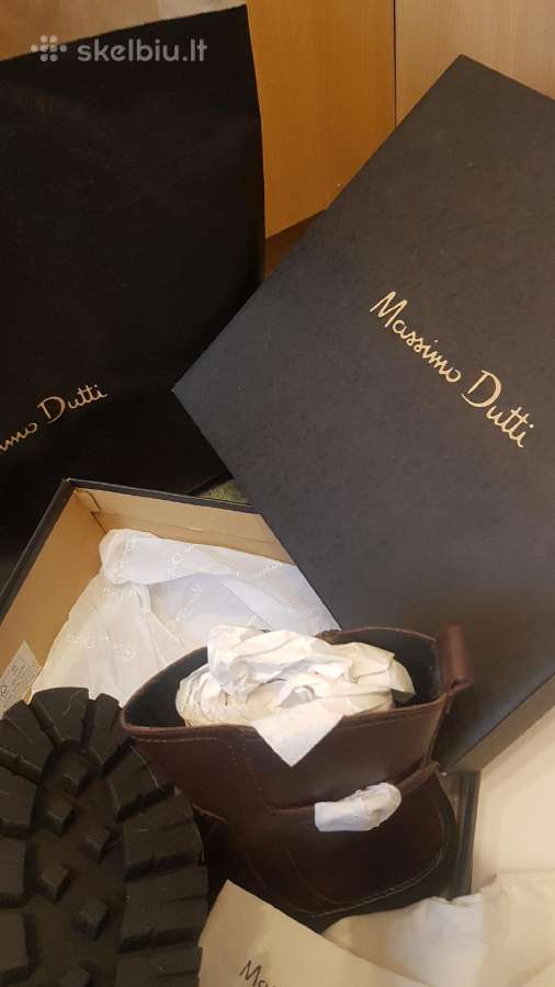 Massimo Dutti odiniai batai - nuotraukos Nr. 5