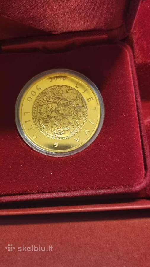 Perku 2005 Valdovų rūmai Lietuva 500 litų auksinę - nuotraukos Nr. 4