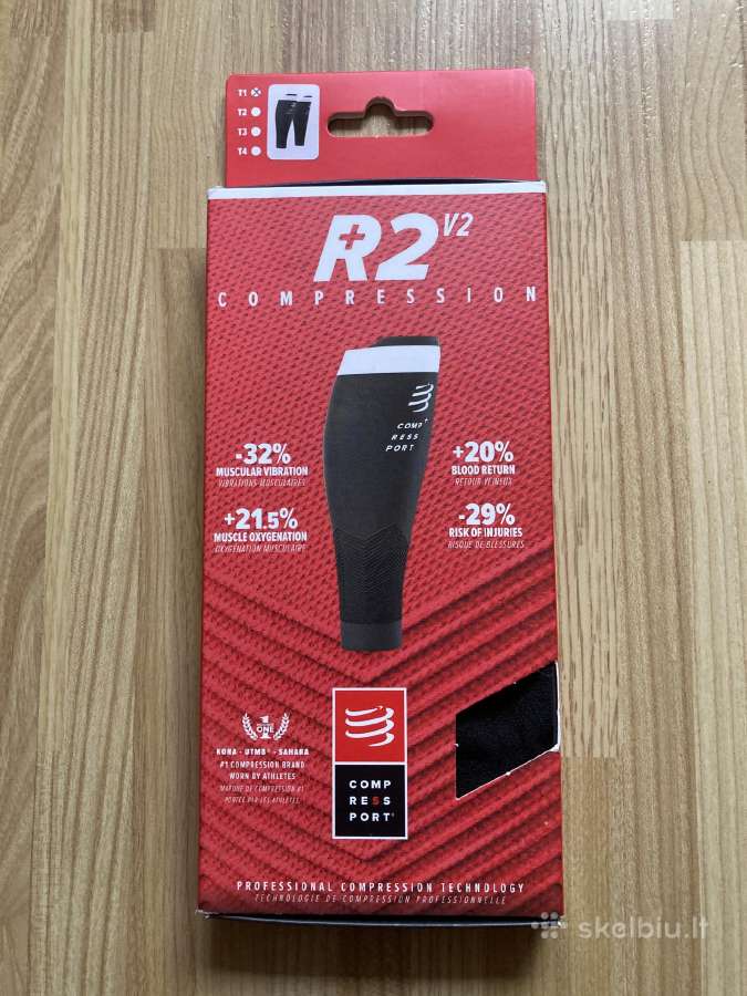Compressport R2v2 blauzdinės