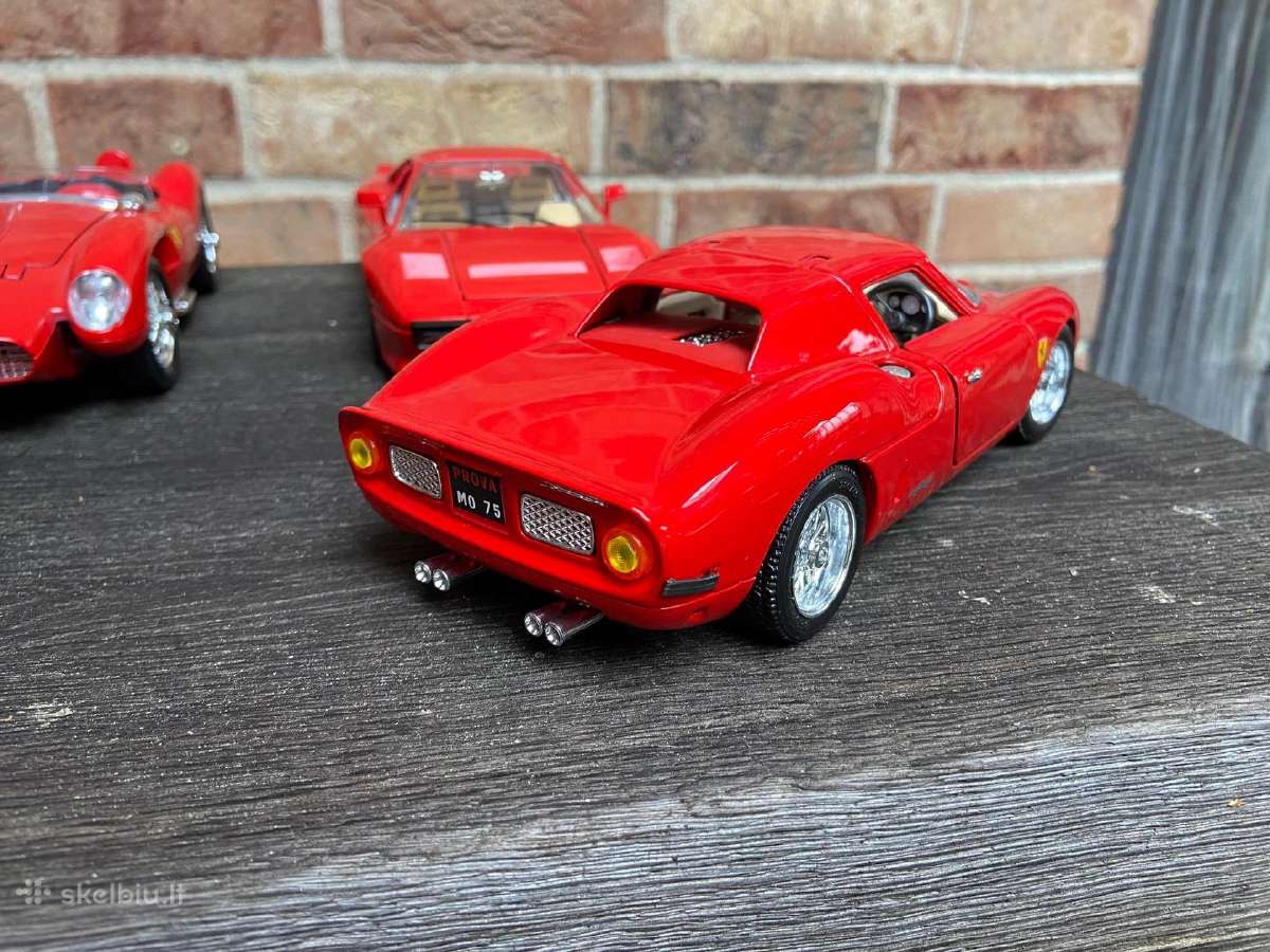 1:18 kolekcija ferrari atsidaro dalys metaliniai - nuotraukos Nr. 3