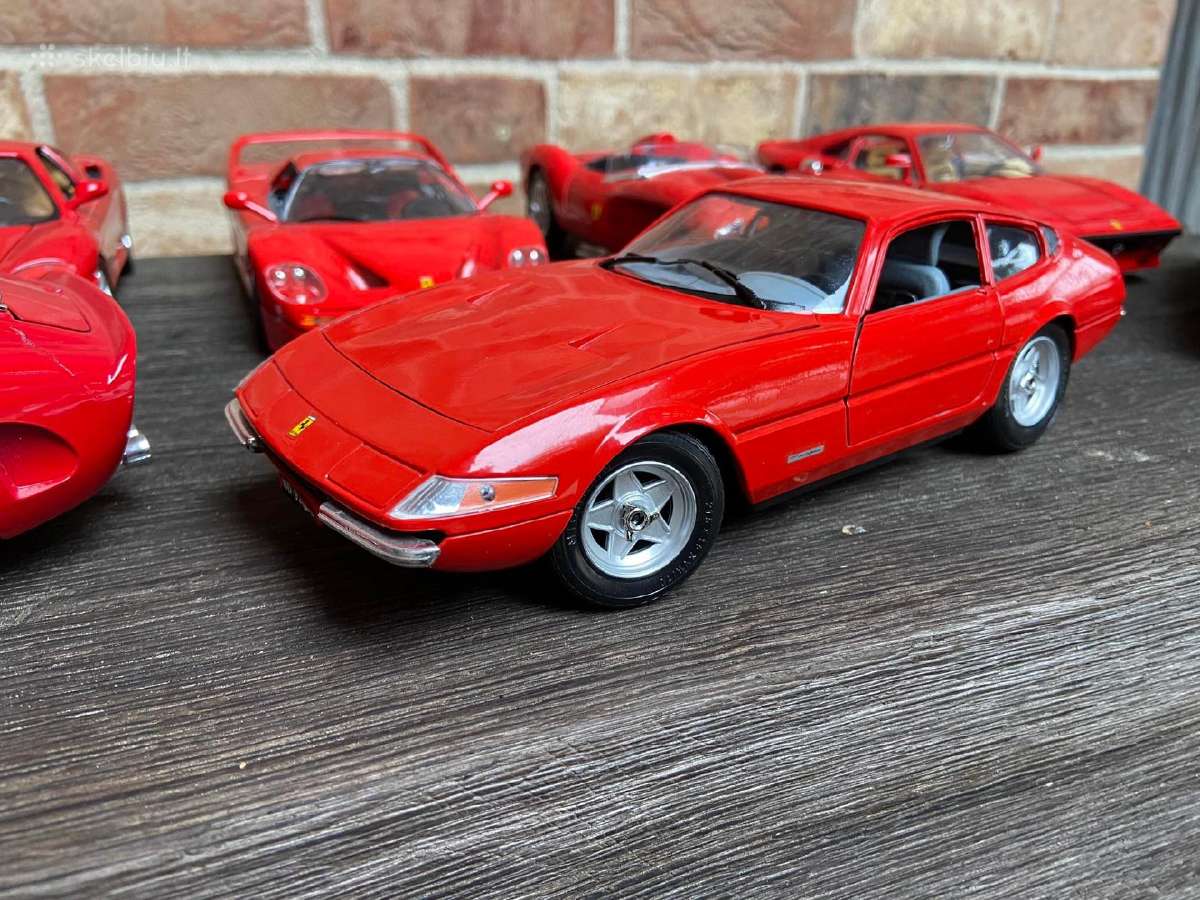 1:18 kolekcija ferrari atsidaro dalys metaliniai - nuotraukos Nr. 4