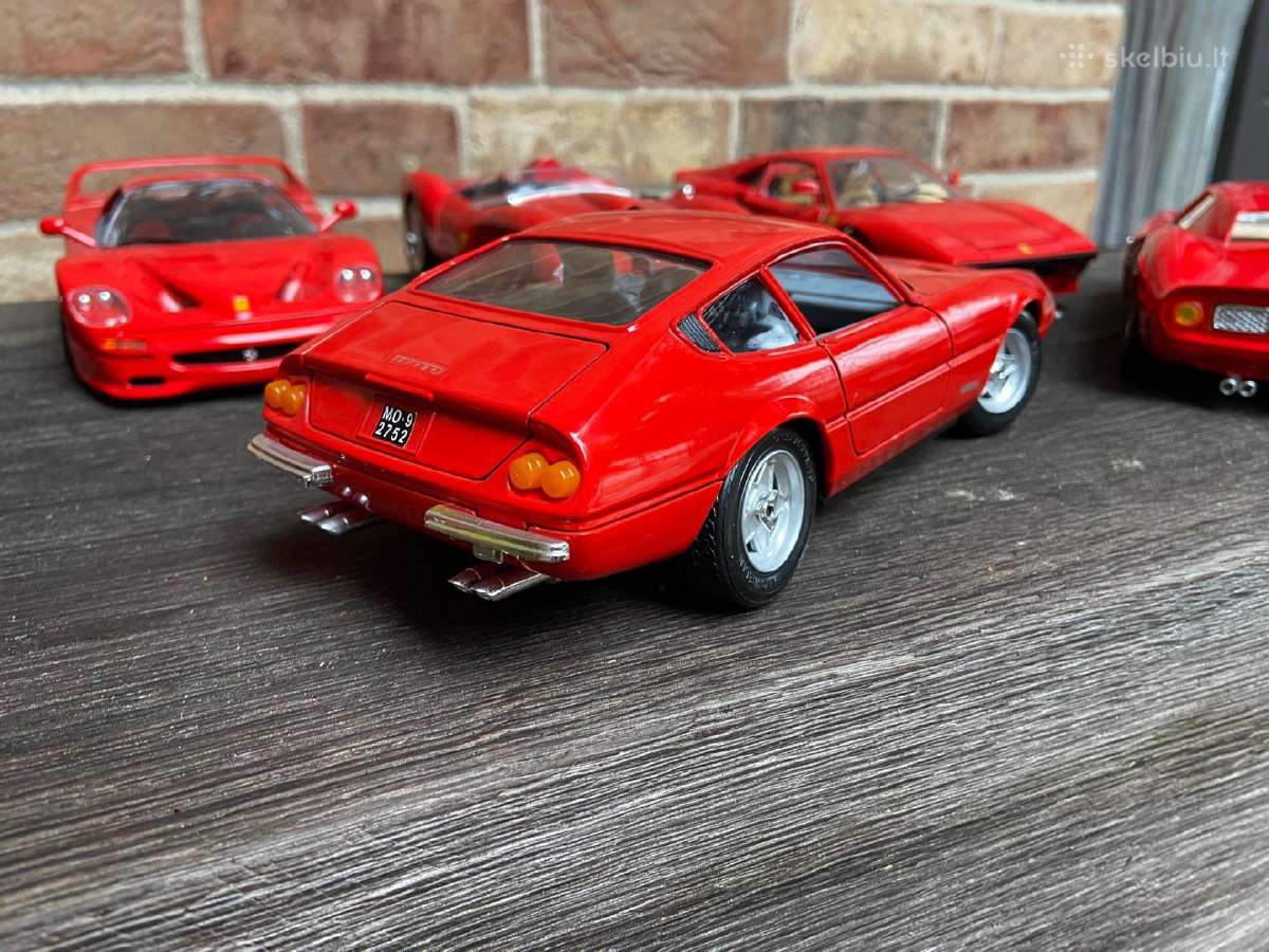 1:18 kolekcija ferrari atsidaro dalys metaliniai - nuotraukos Nr. 5