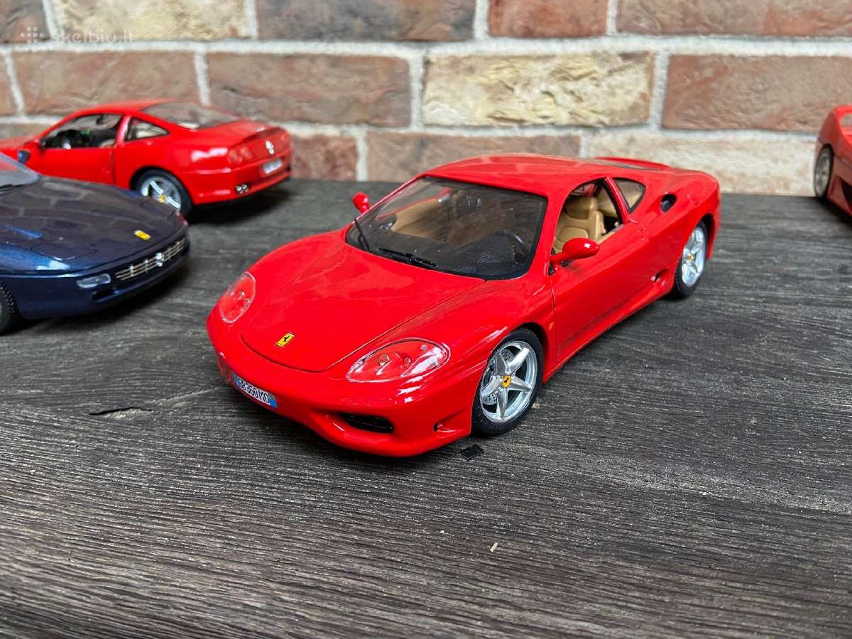 1:18 kolekcija ferrari atsidaro dalys metaliniai - nuotraukos Nr. 14