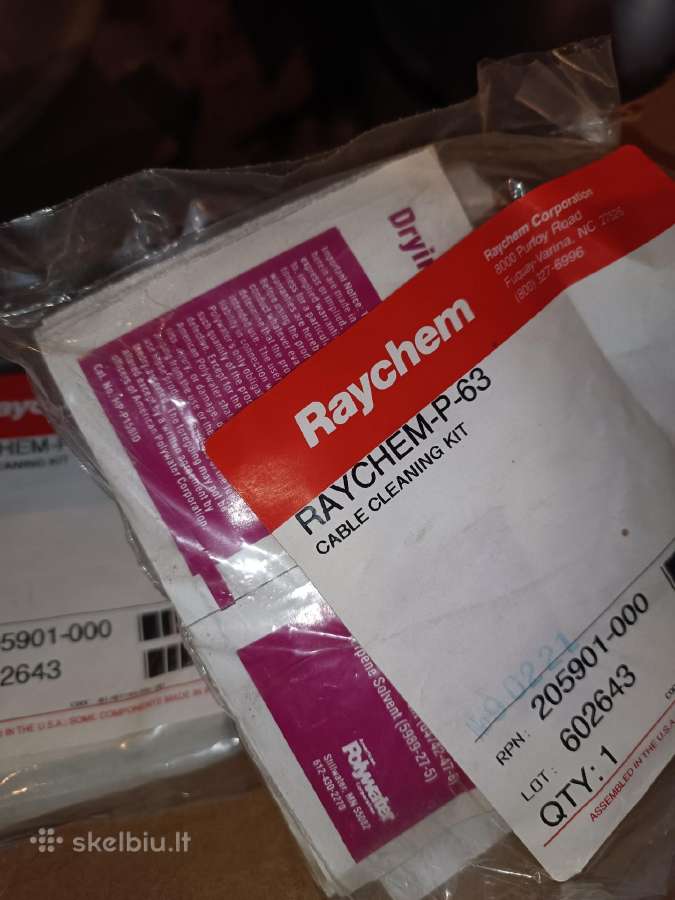 Raychem P-63 kabelio valymo rinkinys - nuotraukos Nr. 6