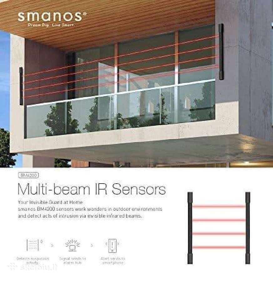 Smanos X500 Gsm Apsaugos sistema komplektas - nuotraukos Nr. 7
