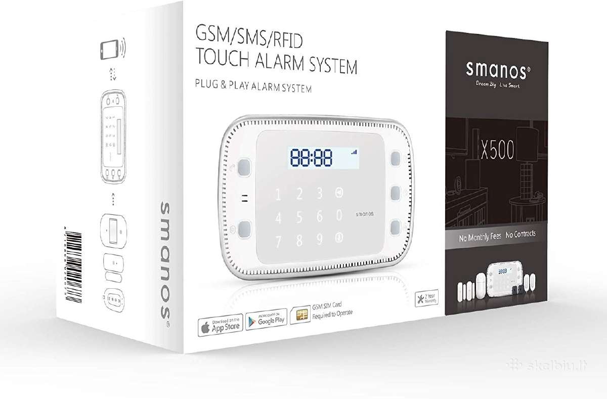 Smanos X500 Gsm Apsaugos sistema komplektas - nuotraukos Nr. 8