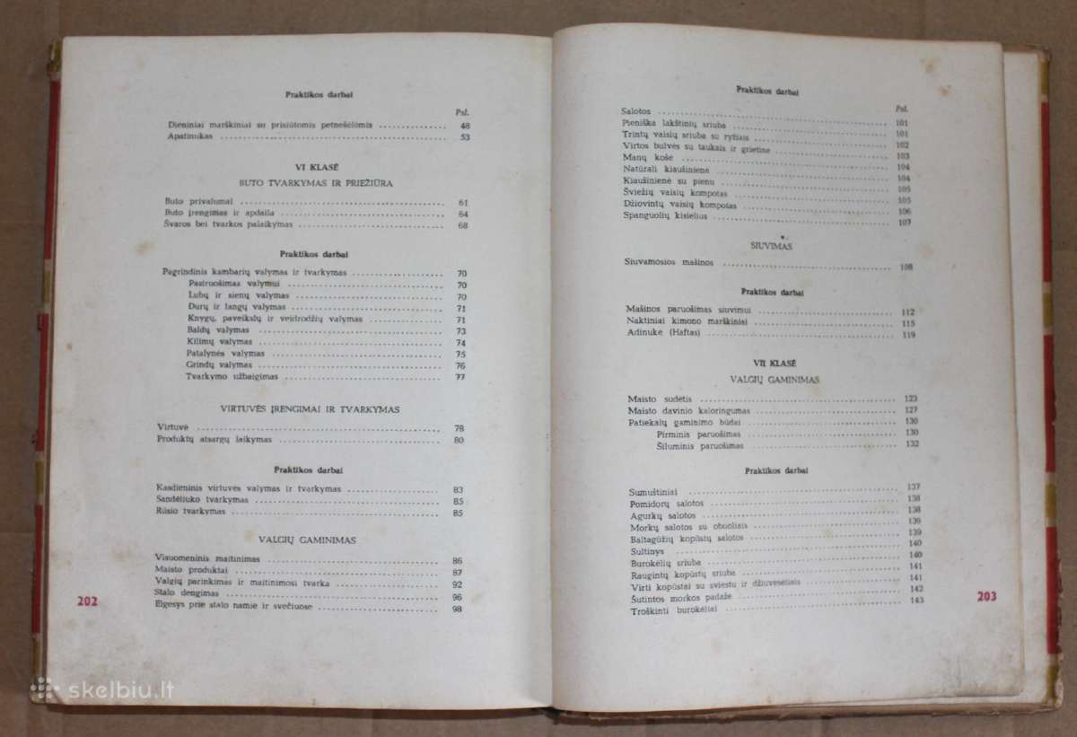 Namų ruoša vadovėlis V-VII klasei Kaunas 1960 m. - nuotraukos Nr. 13
