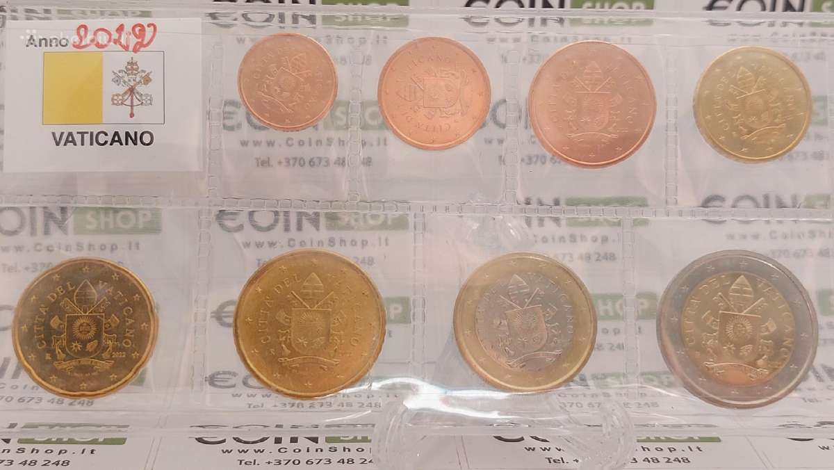 Vatikanas 2015 arba 2022 Unc euru rinkiniai
