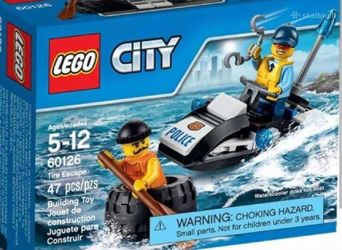 Lego city 60126 (Tire Escape), 47 detalės. - nuotraukos Nr. 2